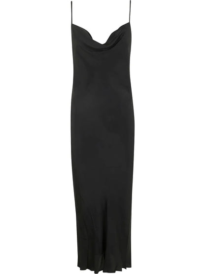 Silk Midi Dress
