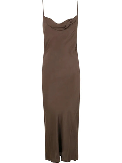 Silk Midi Dress