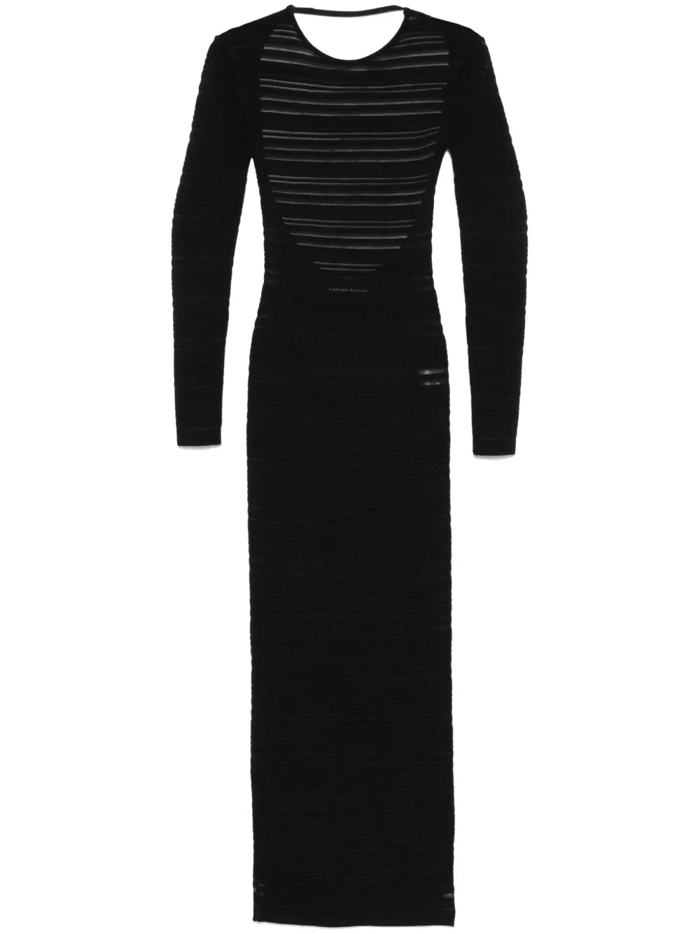 Striped Knit Maxi Dress