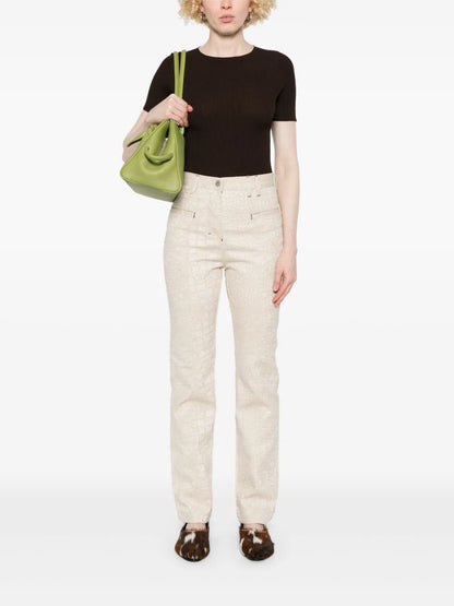 Fine-Ribbed T-Shirt