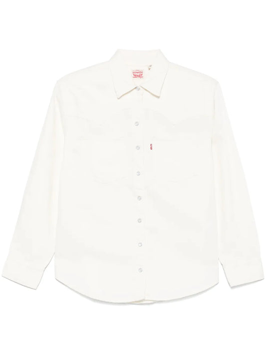 Western-Style Panelled Shirt