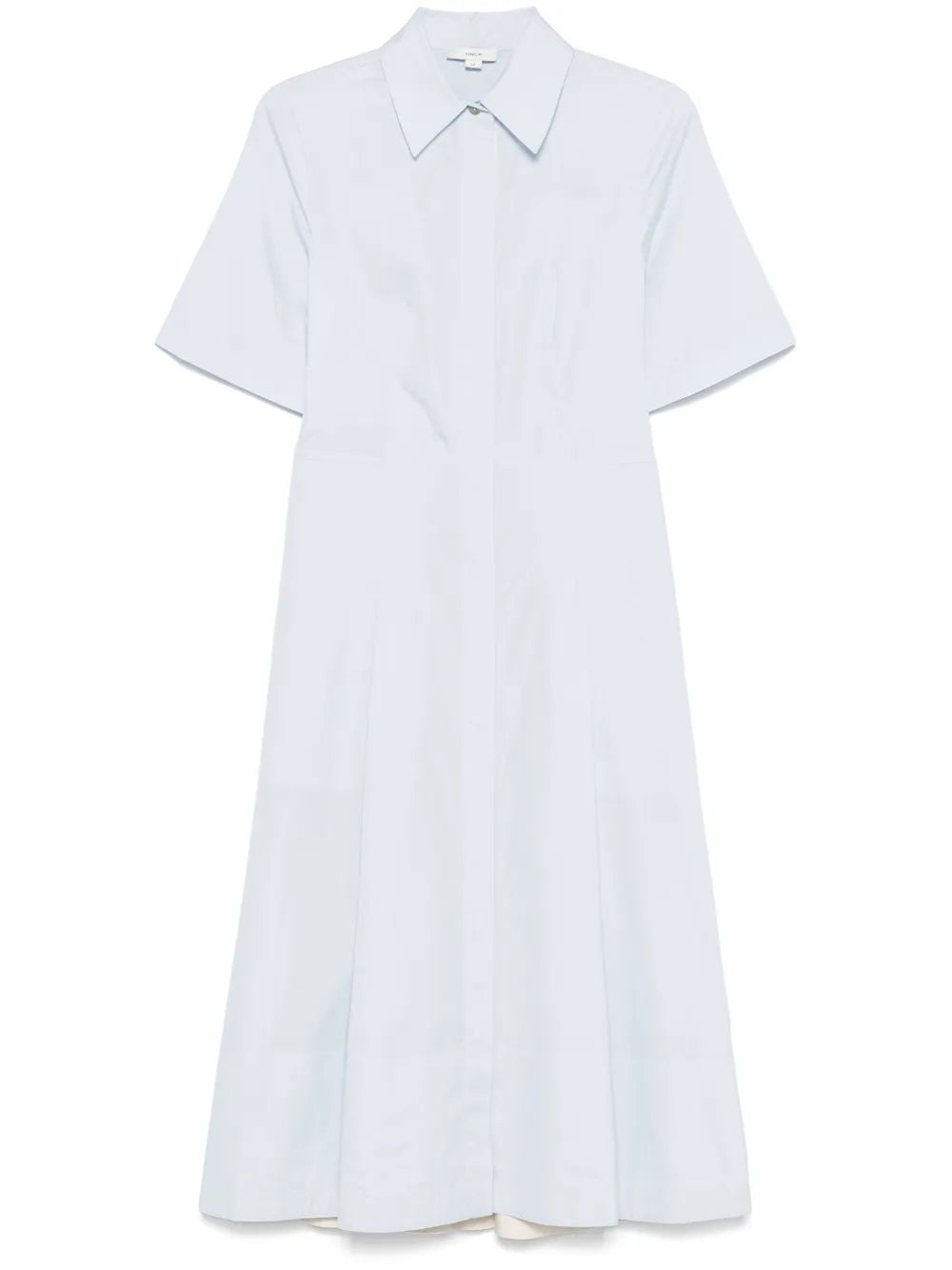 Canvas-Tape Cotton Midi Dress