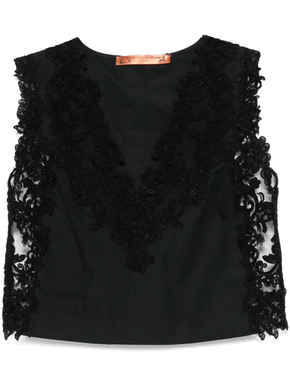Lace-Detail Top