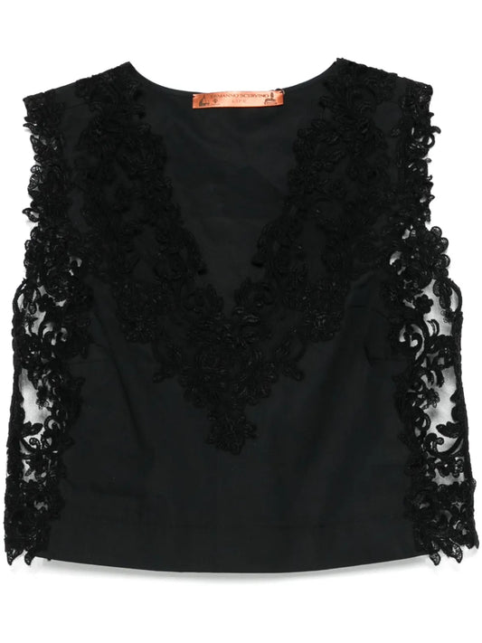 Lace-Detail Top