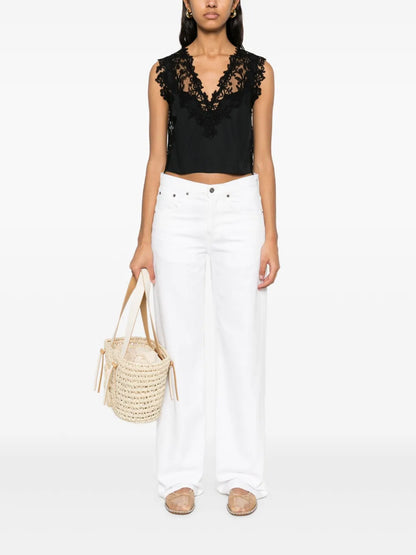 Lace-Detail Top