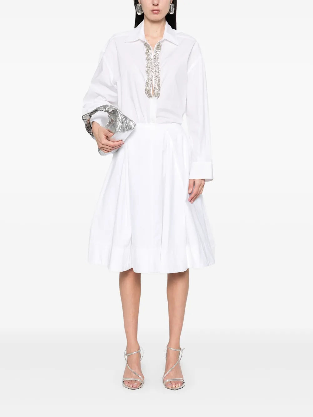 Rhinestone-Embellished Shirt