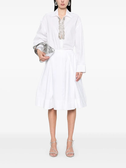 Rhinestone-Embellished Shirt