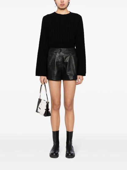 Leather Shorts