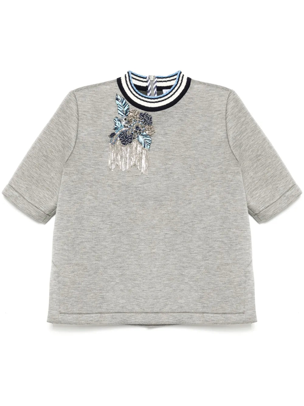 Crystal-Embellished T-Shirt