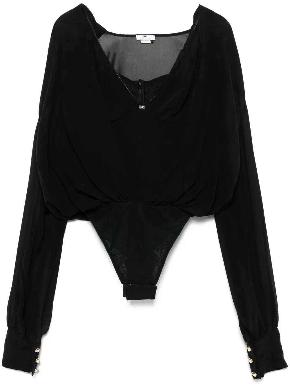 Silk Georgette Bodysuit