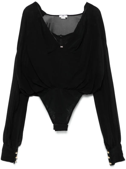 Silk Georgette Bodysuit