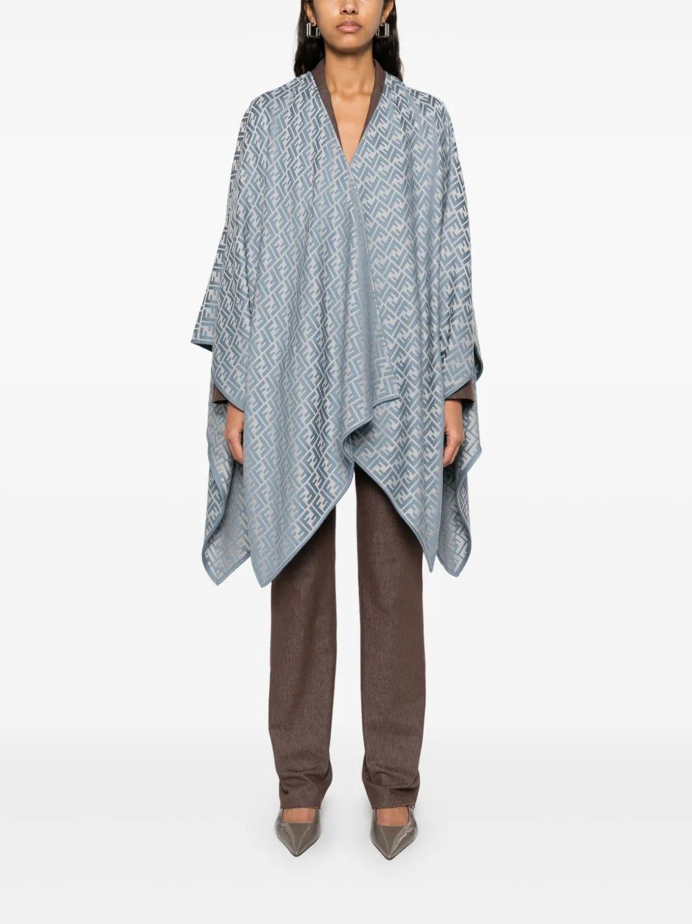 Ff-Jacquard Cape