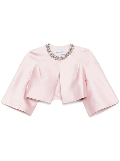 Embellished-Collar Jacket