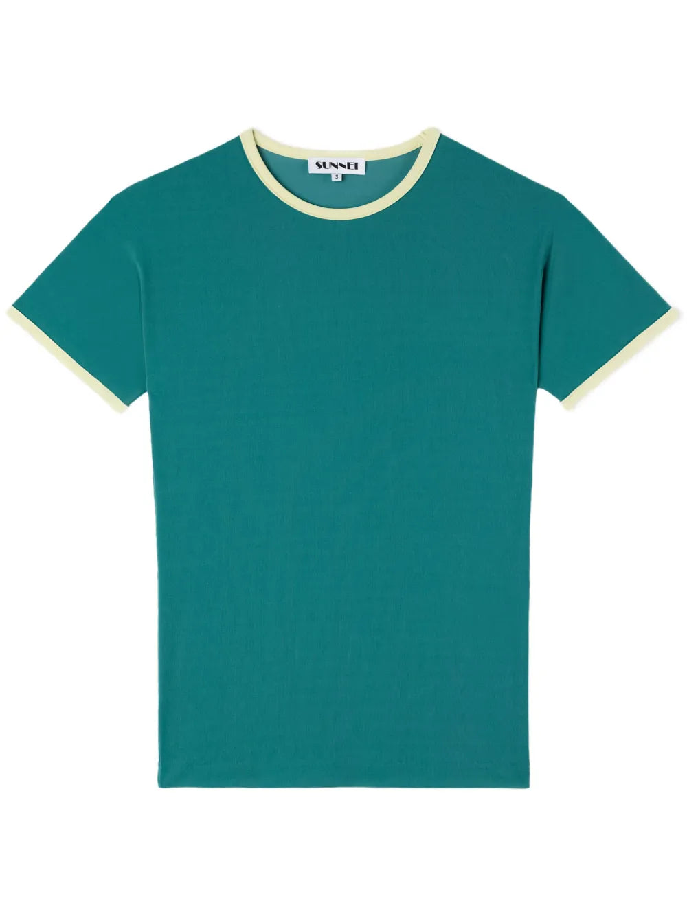 Contrasting-Trim T-Shirt