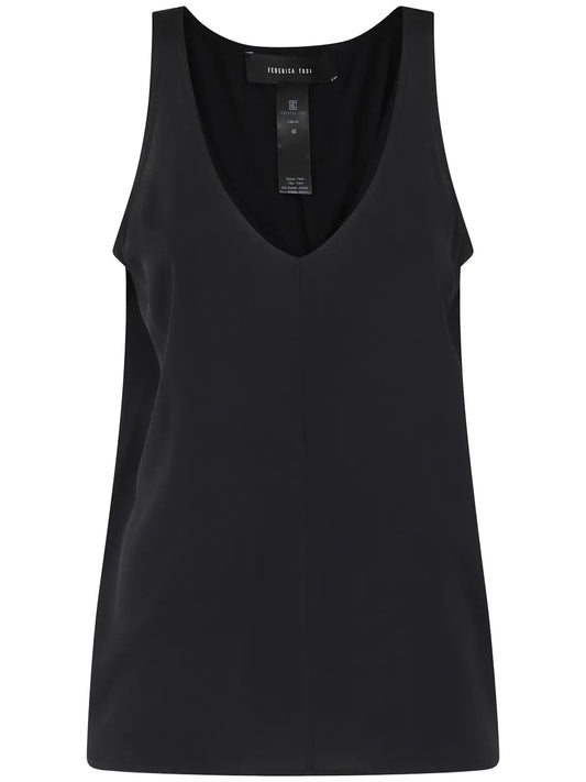 Silk-Blend Top