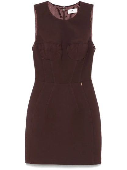 Crepe Mini Dress