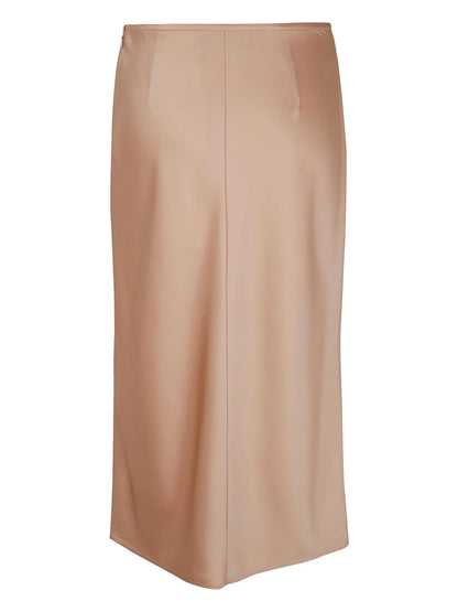 Satin Midi Skirt
