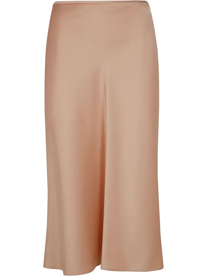 Satin Midi Skirt