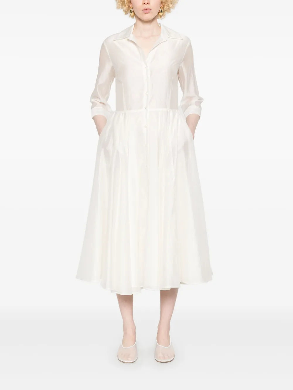 Flared Midi Dress