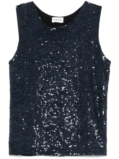 Sequined Tank Top