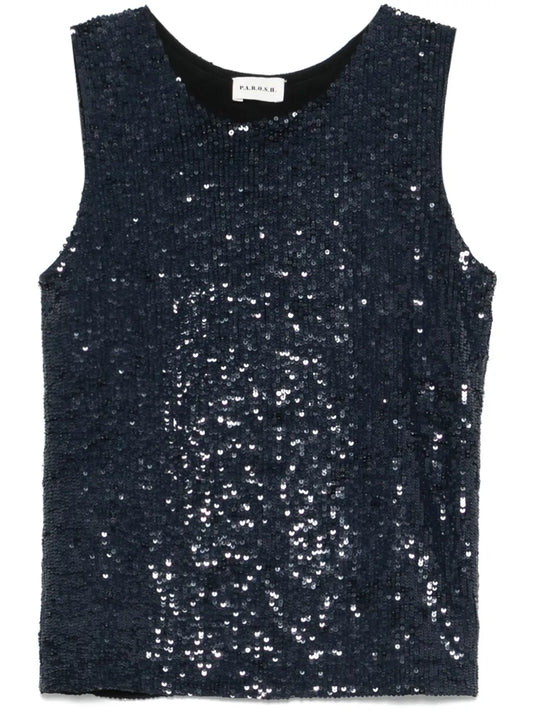 Sequined Tank Top