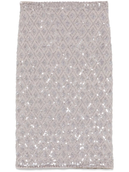 Sequined Midi Skirt