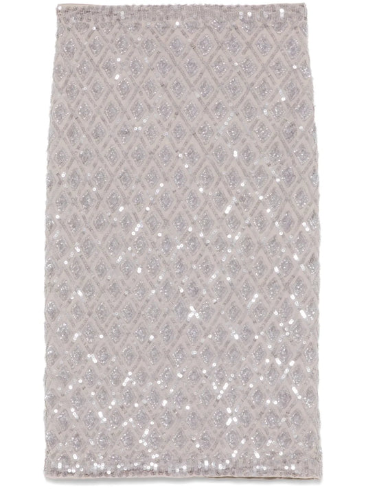 Sequined Midi Skirt