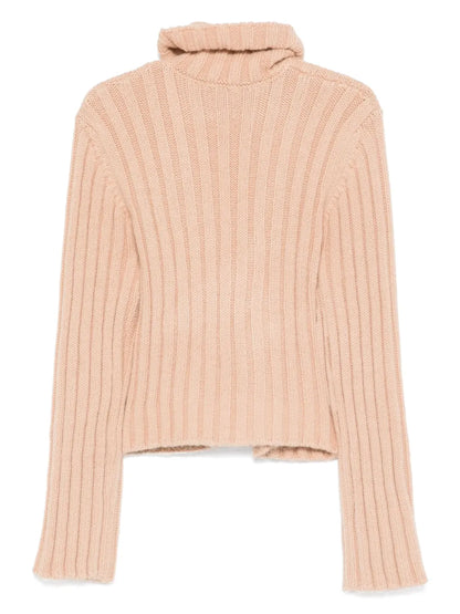 Twisted Roll-Neck Sweater