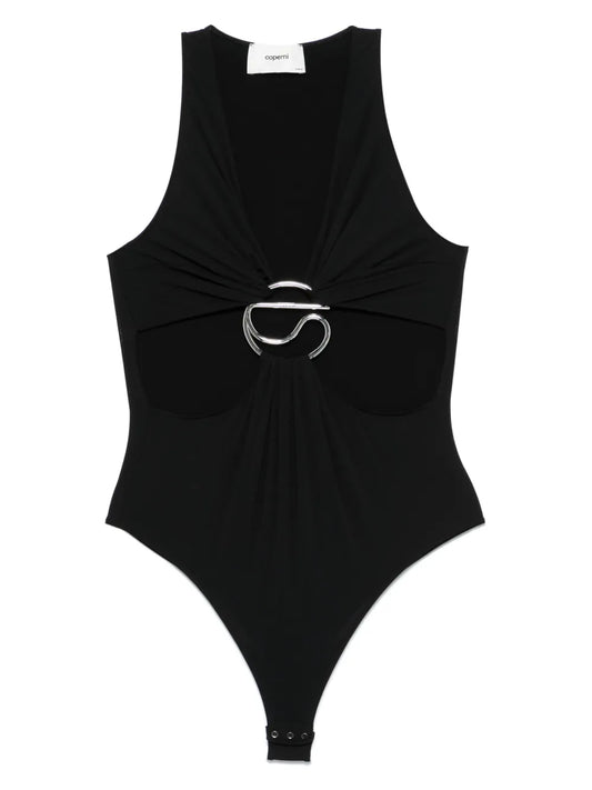 Cut-Out C-Logo Bodysuit
