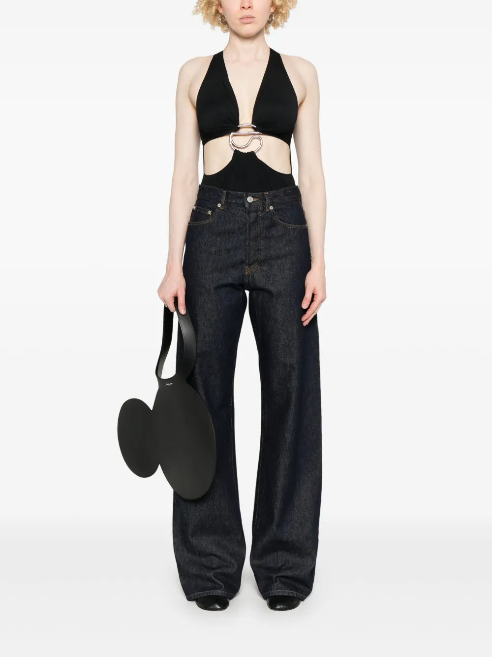 Cut-Out C-Logo Bodysuit