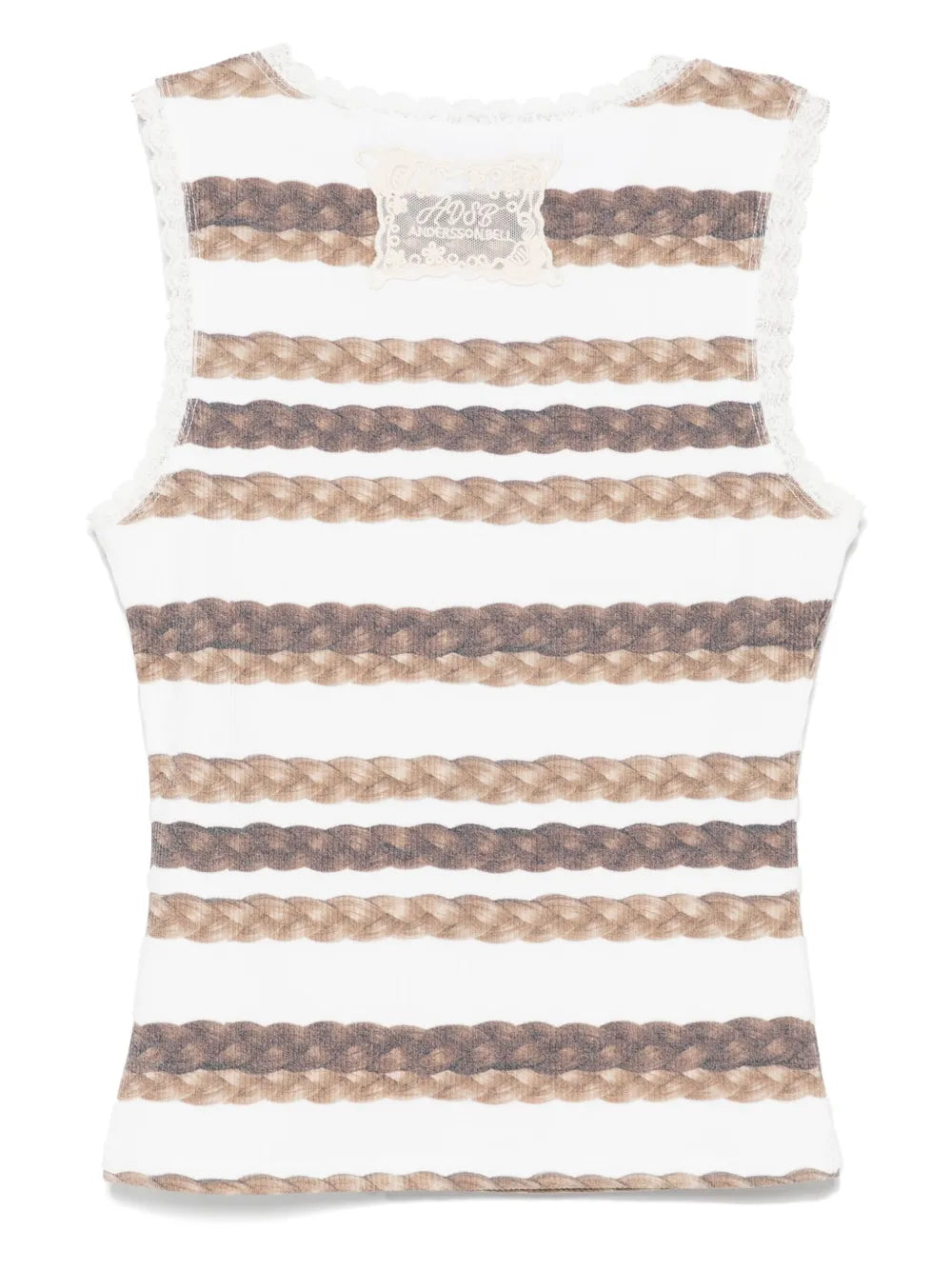 Hair Braid-Stripe Tank Top