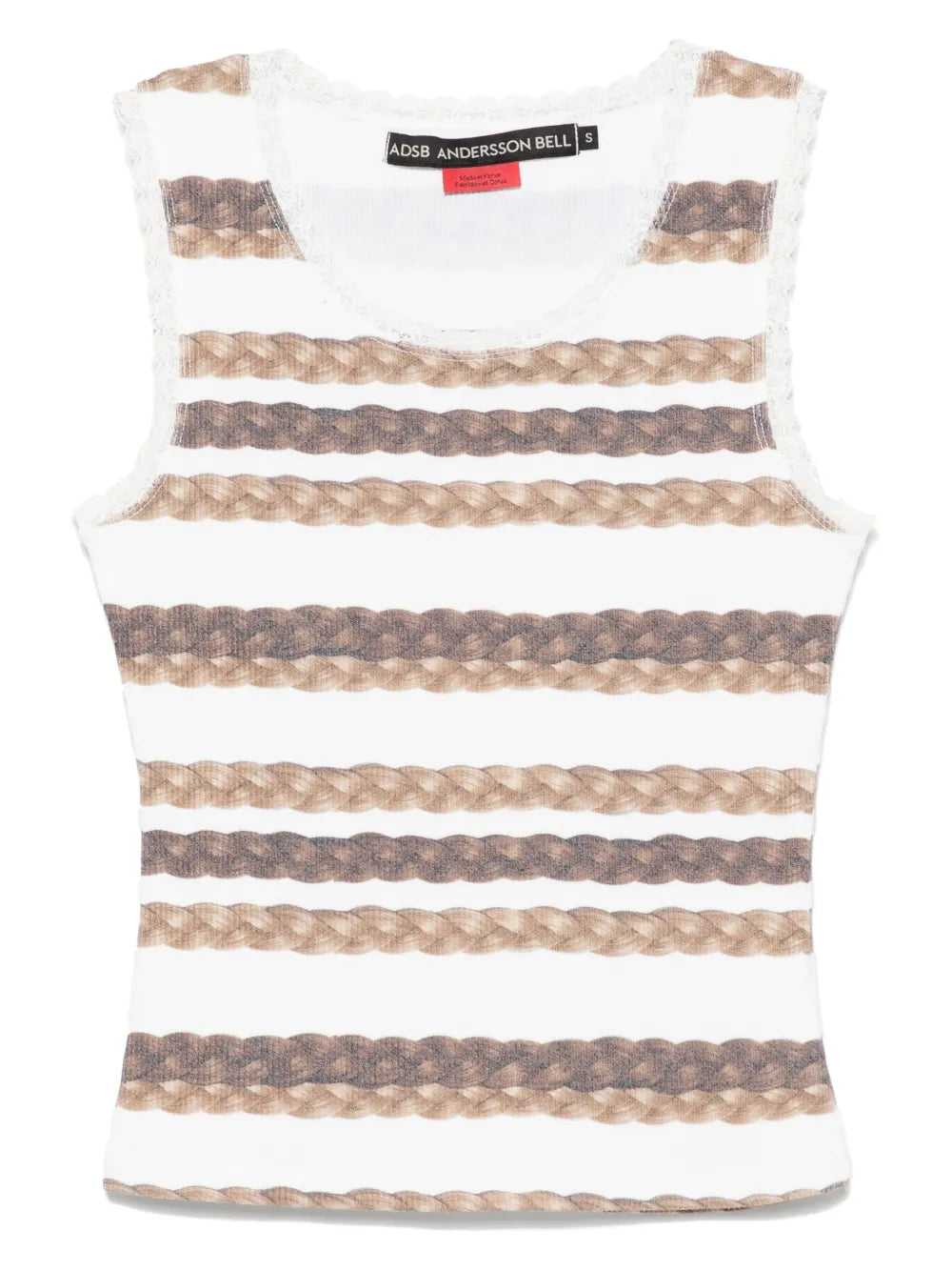 Hair Braid-Stripe Tank Top