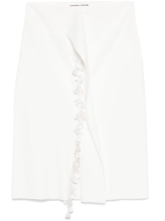 Paillette-Embellished Midi Skirt