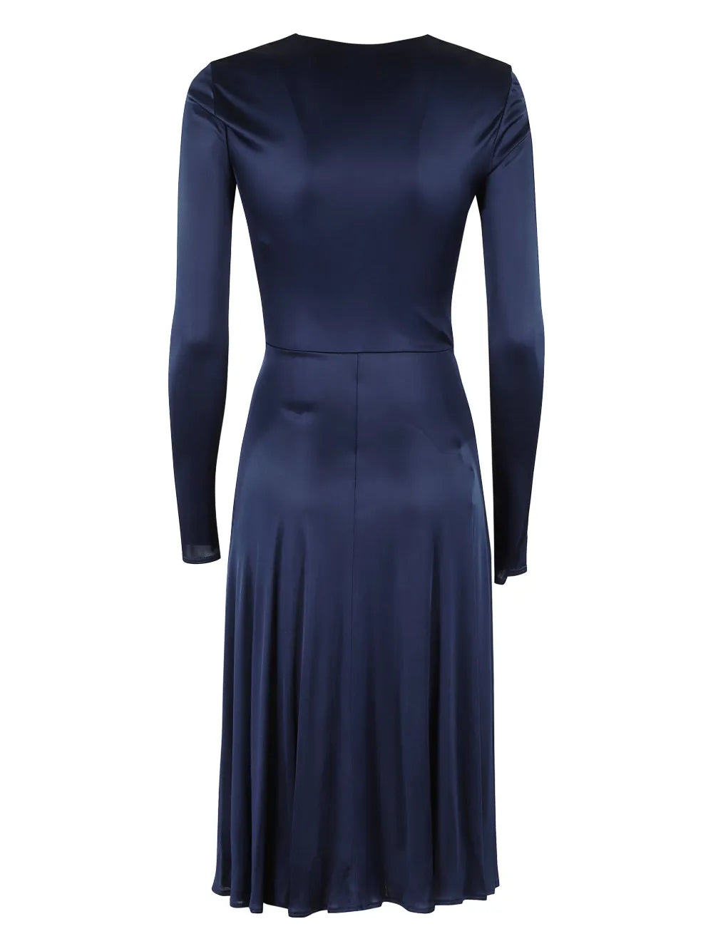 Draped-Detailing Midi Dress