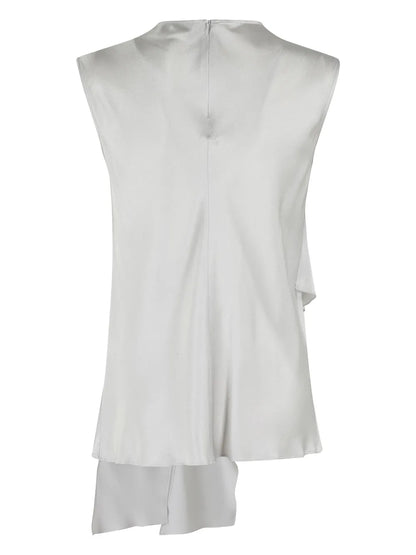Draped-Detail Blouse