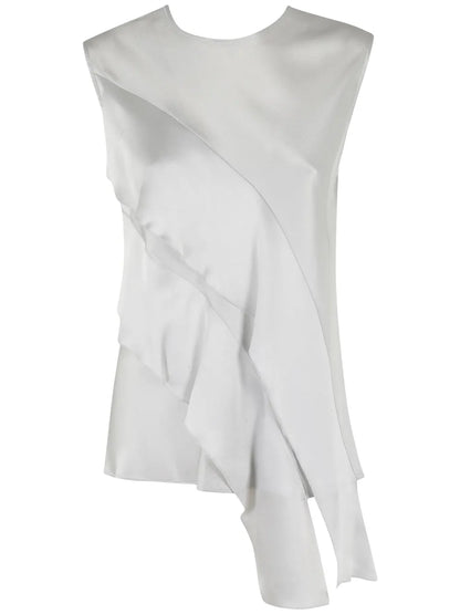 Draped-Detail Blouse