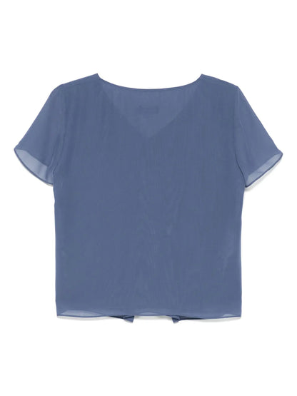 Pleat-Detailed Blouse