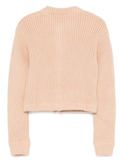 Gemstone-Button Cardigan