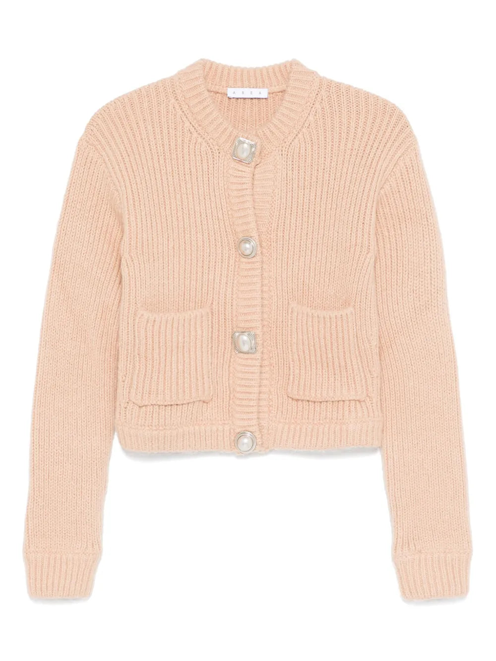 Gemstone-Button Cardigan