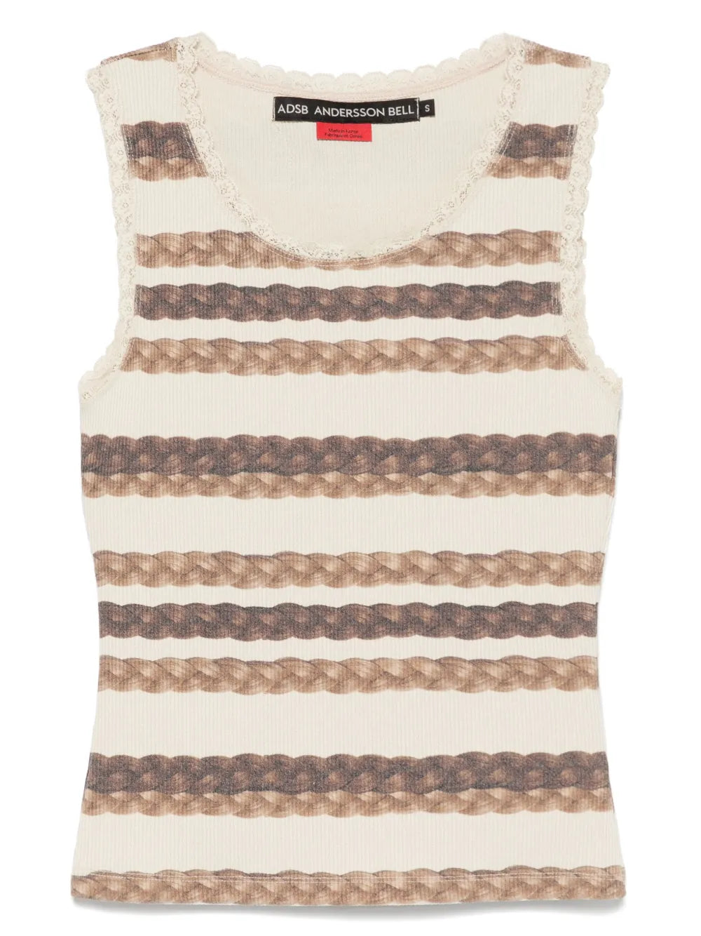 Hair Braid-Stripe Tank Top