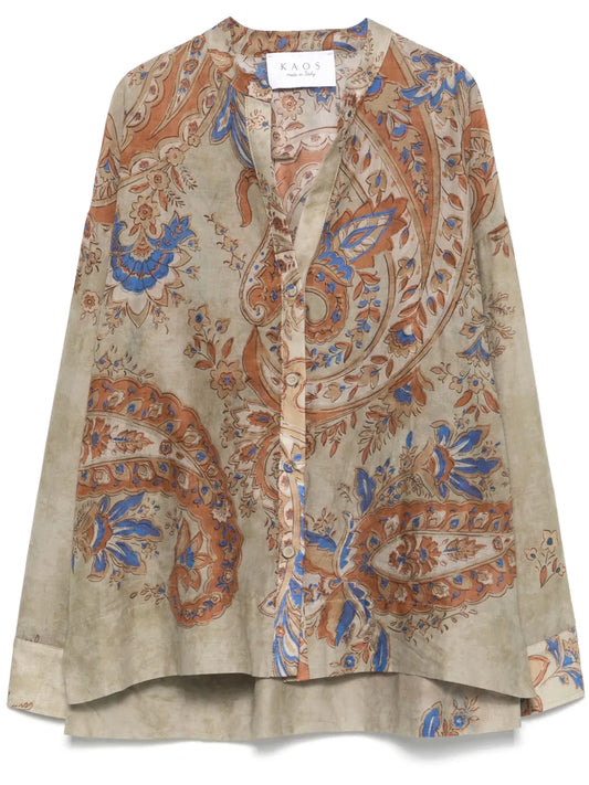 Paisley-Print Shirt