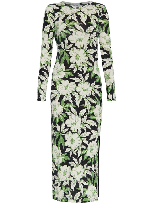 Silk-Blend Dress