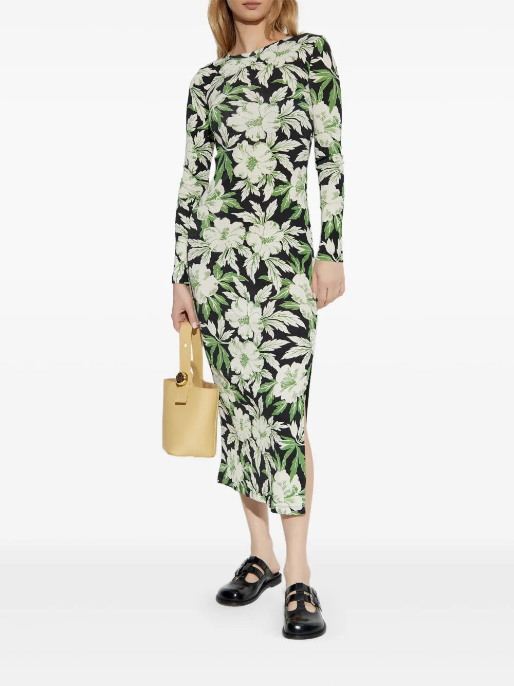 Silk-Blend Dress