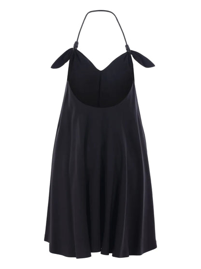 Knot-Detailing Midi Dress