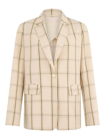 Checked Blazer