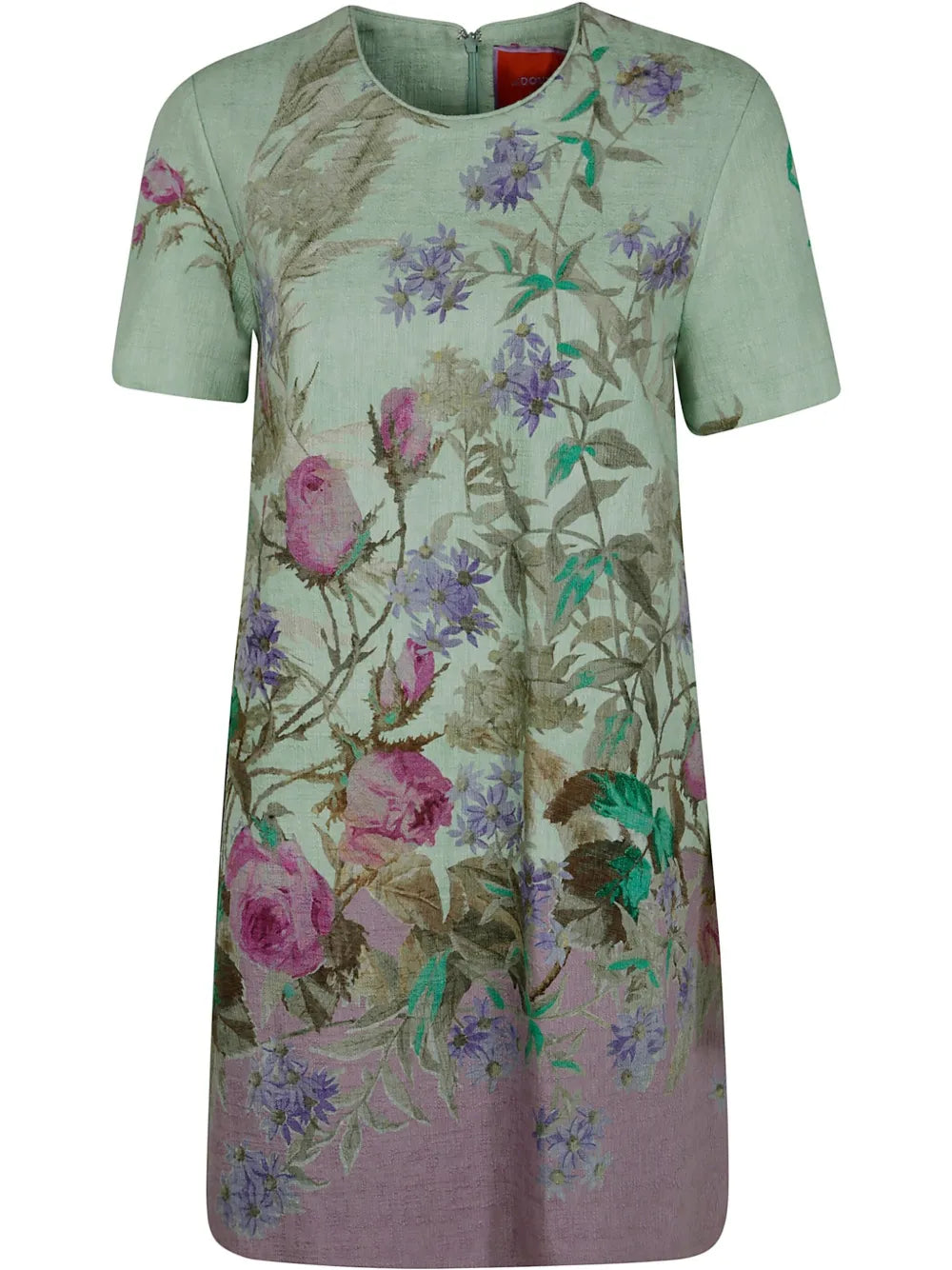 Floral-Print Mini Dress