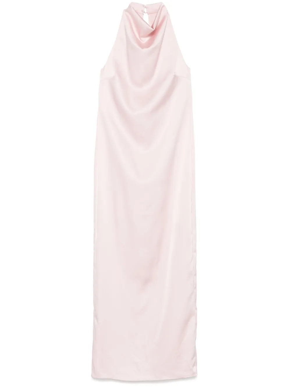Satin Halterneck Dress