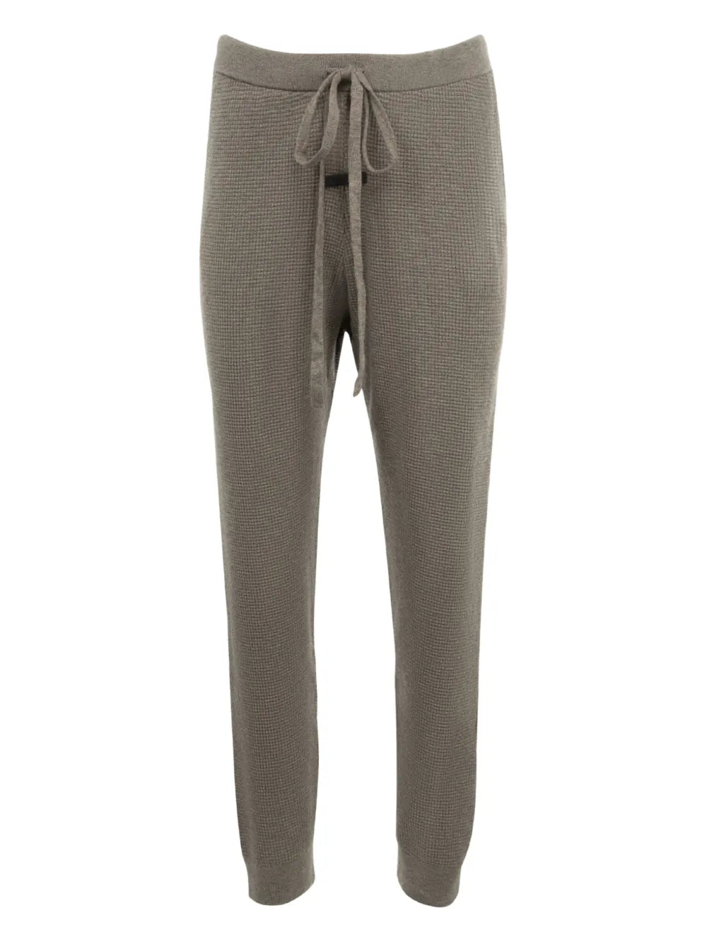 Waffle-Knit Track Pants