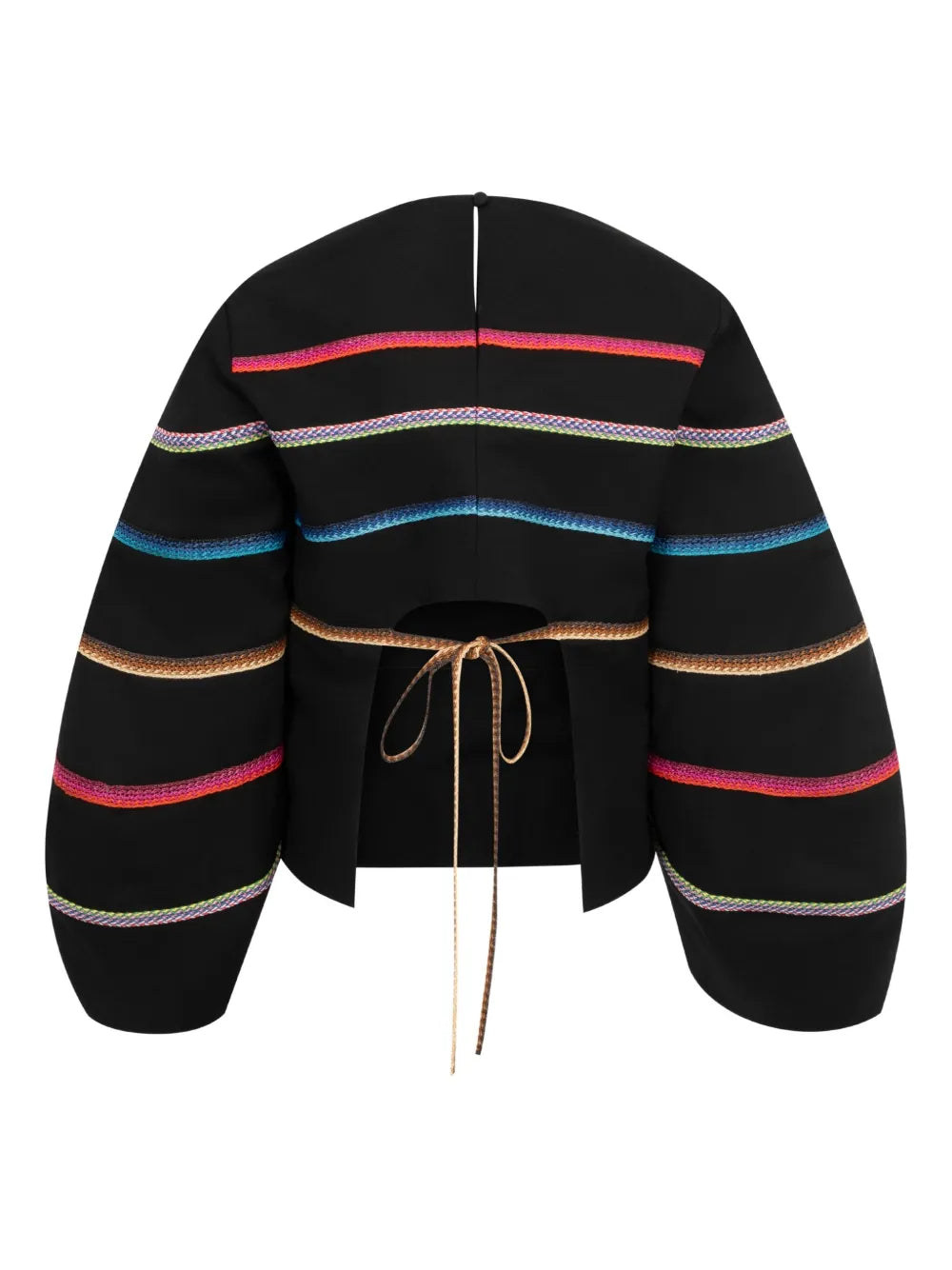 Triped Raffia Jumper