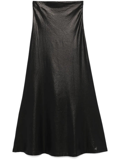 Laminated Maxi Dress